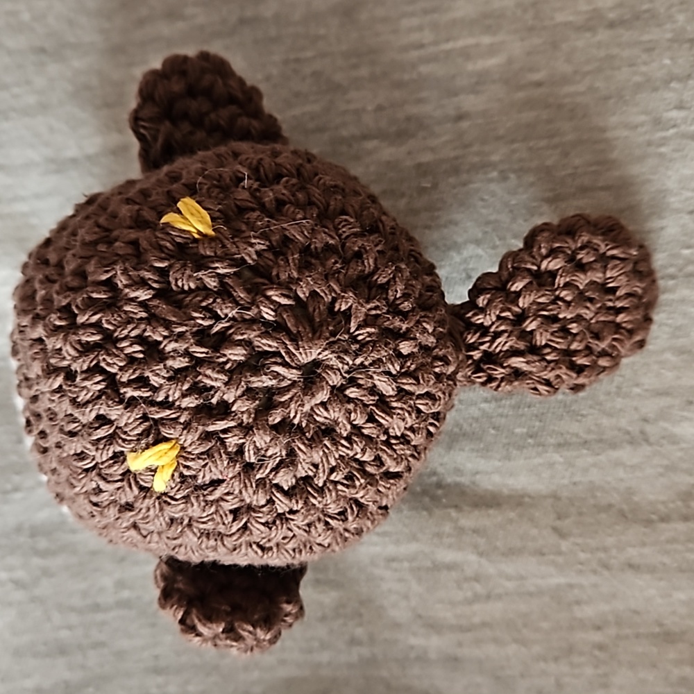 Cute Crochet Bald Eagle 100% Cotton - Picture 3 of 4